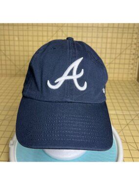 Atlanta Braves Navy Blue Adjustable Baseball Cap By 47